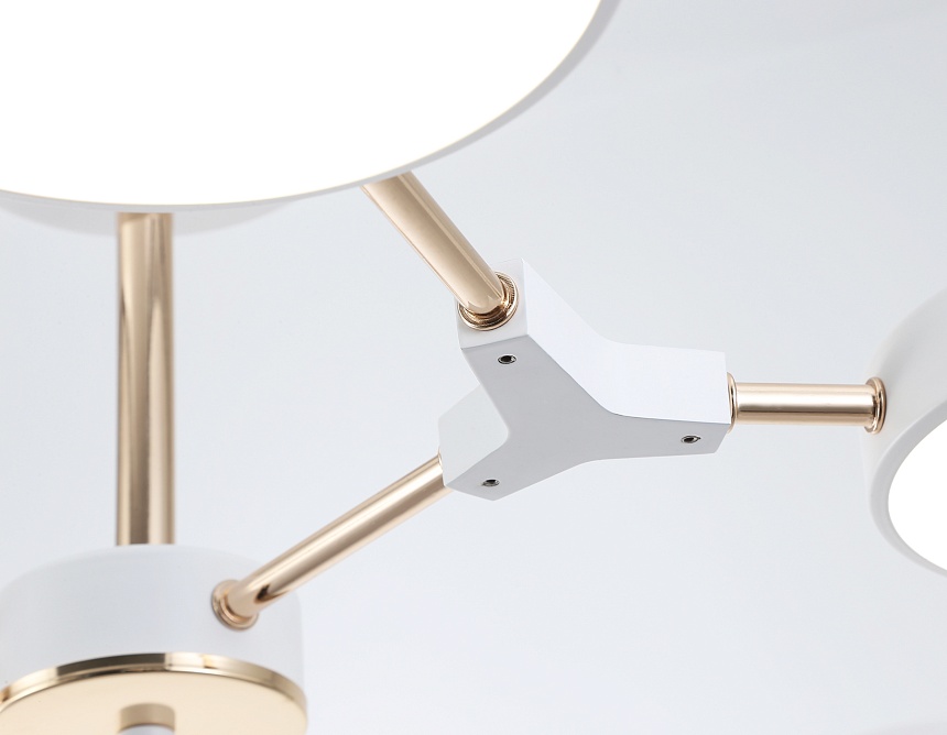 FL516333/6 WH/FGD белый/золото 108W 3000-6000K D780*210 (без ПДУ)