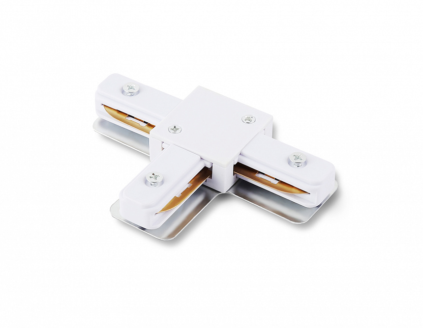 GL7167 WH белый коннектор Т-образный для однофазного шинопровода Standard 220V 105*70*20