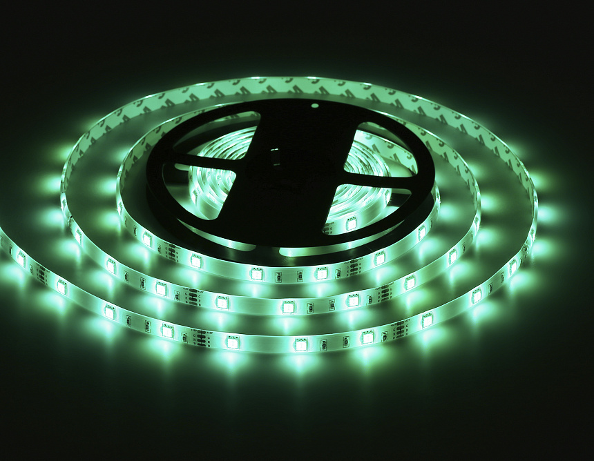 GS2501 5050 30Led/ 7.2W m/ 12V IP65 RGB/ 5000*10*2.87mm (4 конт.) комплект GS2501 5050 30Led/ 7.2W m/ 12V IP65 RGB/ 5000*10*2.87mm (4 конт.) комплект