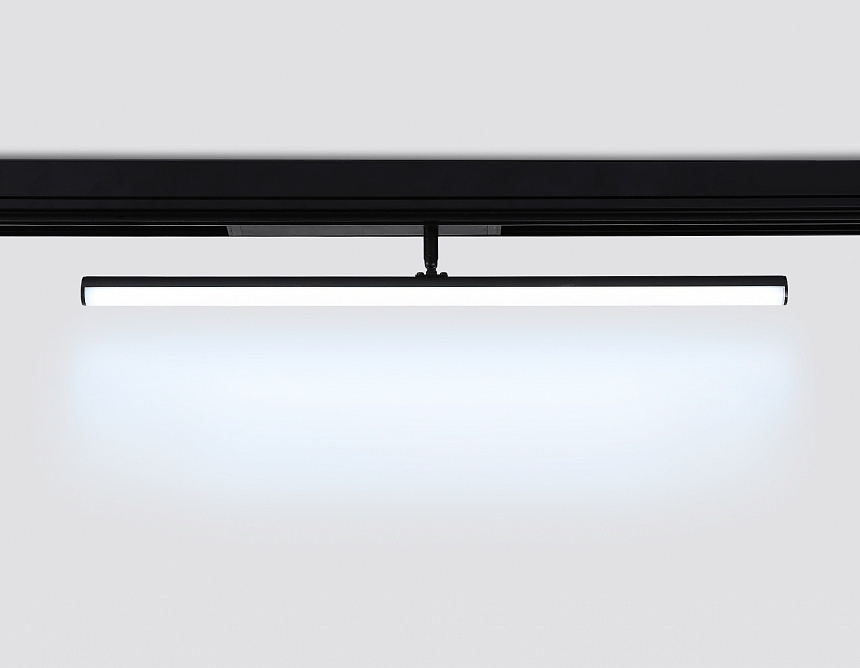 GL1361 BK черный IP20 12W 3000K-6400K 220V 120° 608*25*110 (Без ПДУ)