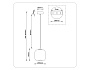 LH11091 WH/FR белый/белый матовый 4W 3000K D150*170
