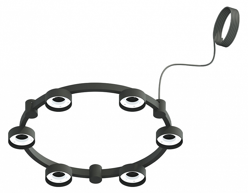 C9232/6 SBK черный песок D550*70.5mm GX53/6 C9232/6 SBK черный песок D550*70.5mm GX53/6