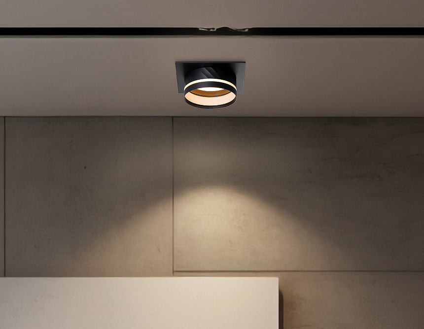 TN5222 BK черный GX53 110*110*50