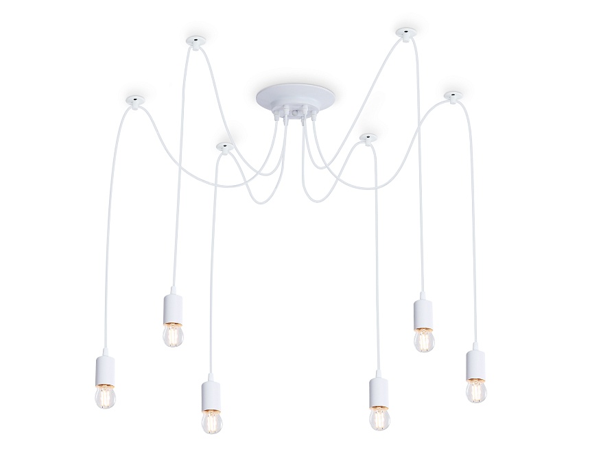 TR8177/6 WH белый E27*6 max 40W D630*910