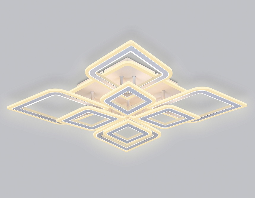 FA8911/4+4 WH/CH белый/хром 162W 3000K-6400K 560*560*120 (ПДУ РАДИО 2.4G) FA8911/4+4 WH/CH белый/хром 162W 3000K-6400K 560*560*120 (ПДУ РАДИО 2.4G)