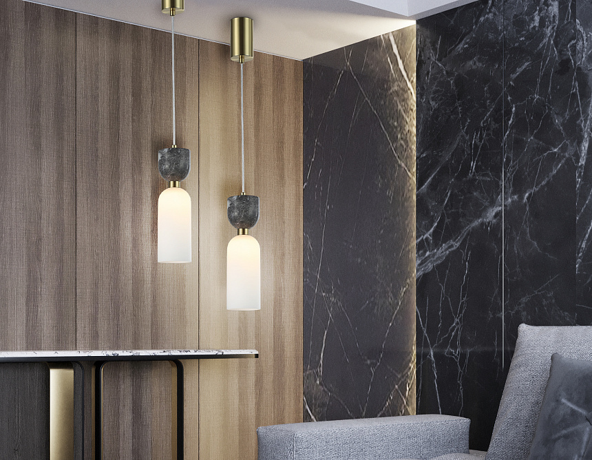 LH53331 GD/WH золото/белый G9 max 25W D80*1700