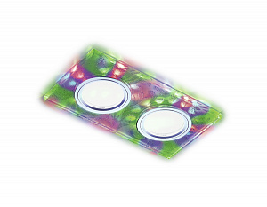S234/2 W/CH/M белый/хром/MR16+3W/2MR16+6W(LED MULTI)