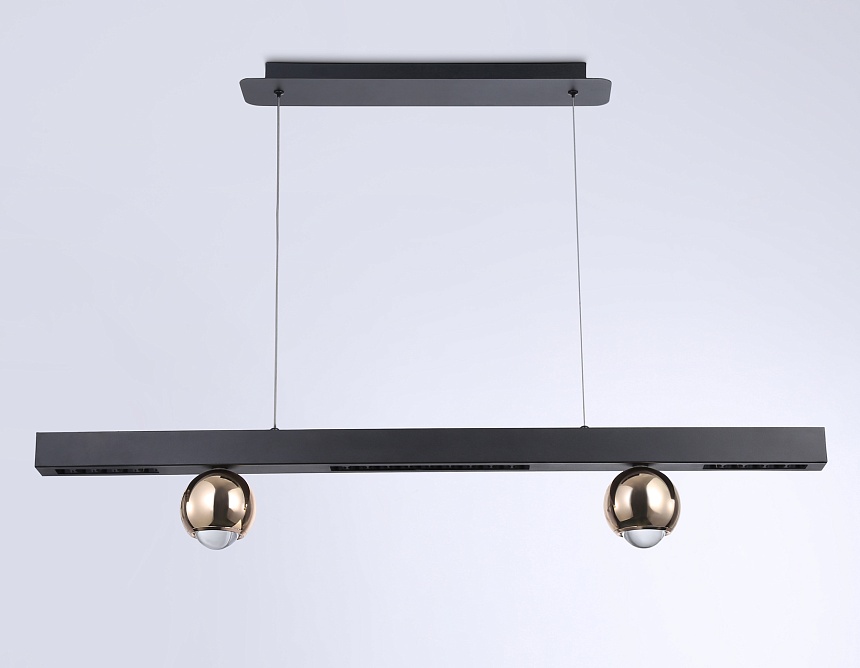 FL5956 BK/GD черный/золото 4200K 18W 1000*70*1200 (Без ПДУ)