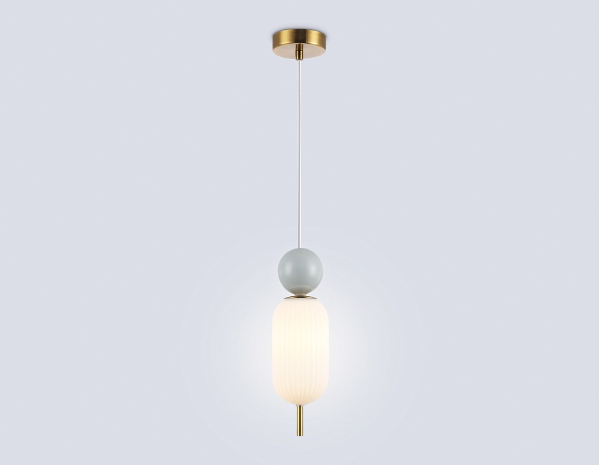 LH53101 BS/GR/FR латунь/серый/белый матовый G9 max 28W D100*330