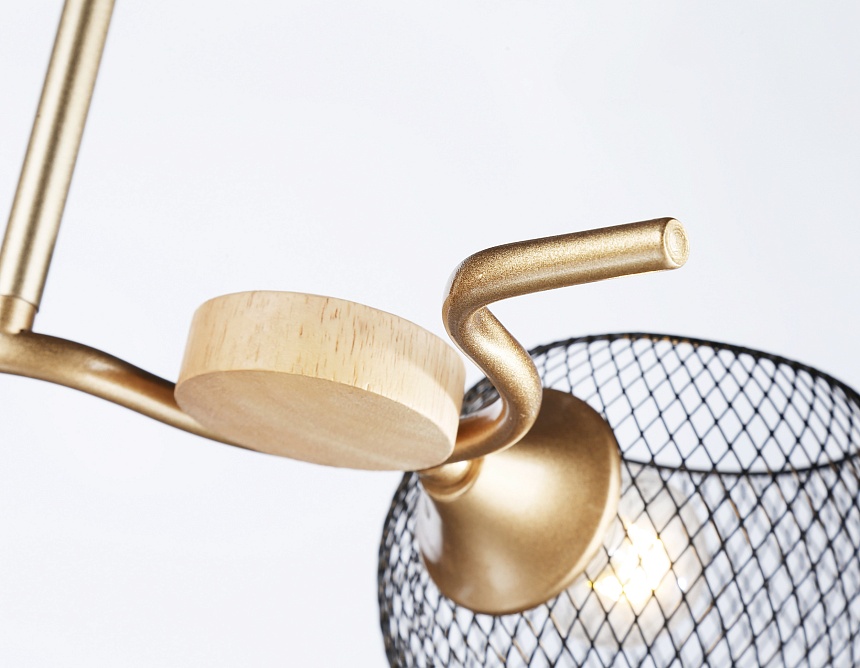 TR80162/2 BK/GD черный/золото E27/2 max 40W 550*360*220