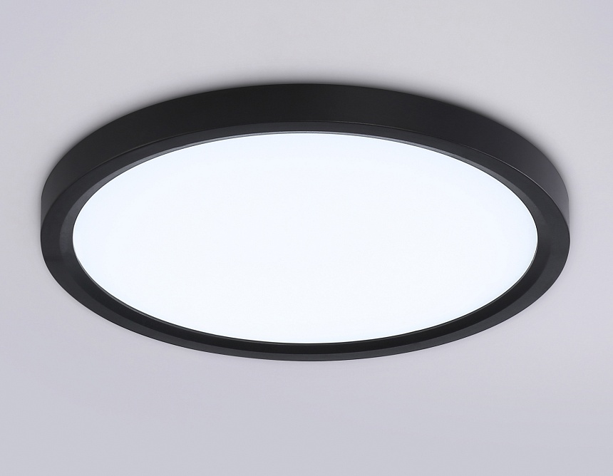 FZ1904 BK черный IP54 20W 3000K-6500K CCT-переключатель D300*25 (Без ПДУ)