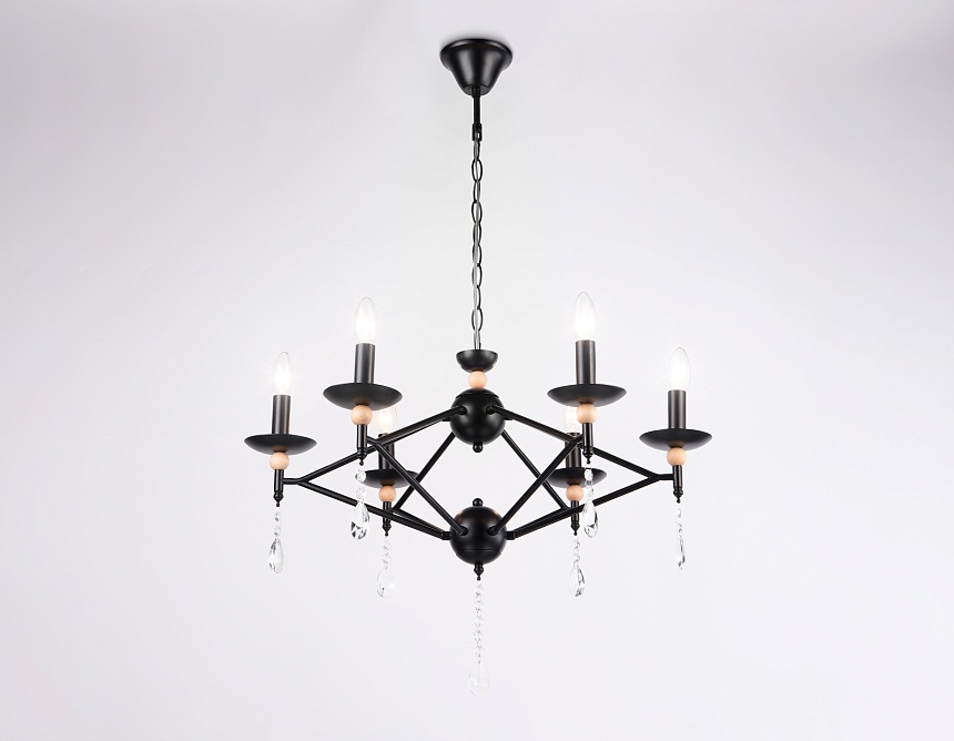 TR9597/6 BK черный E14/6 max 40W D660*880