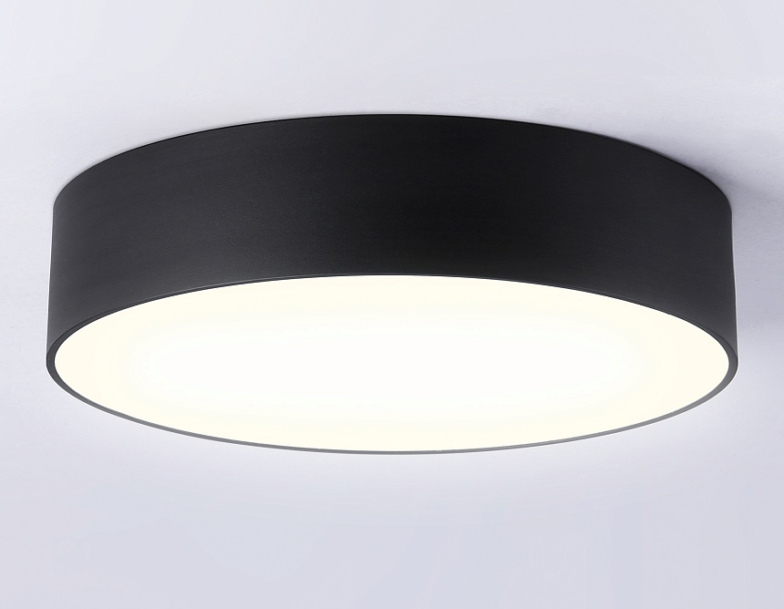 FV5525 BK черный LED 35W 3000K D300*58 (Без ПДУ) FV5525 BK черный LED 35W 3000K D300*58 (Без ПДУ)