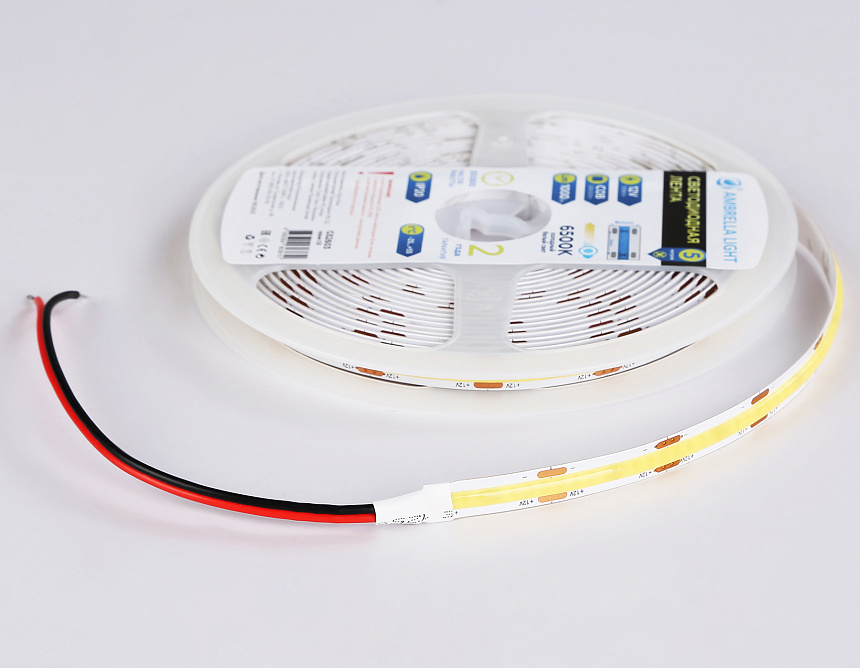 GS2603 COB 320Led/ 10W m/ 12V IP20 6500K/ 5000*8*1.54mm (2 конт.) GS2603 COB 320Led/ 10W m/ 12V IP20 6500K/ 5000*8*1.54mm (2 конт.)