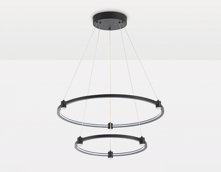 FL5506/2+6 BK черный 45W 3000K/4200K/6400K D600/400*1300 (без ПДУ)