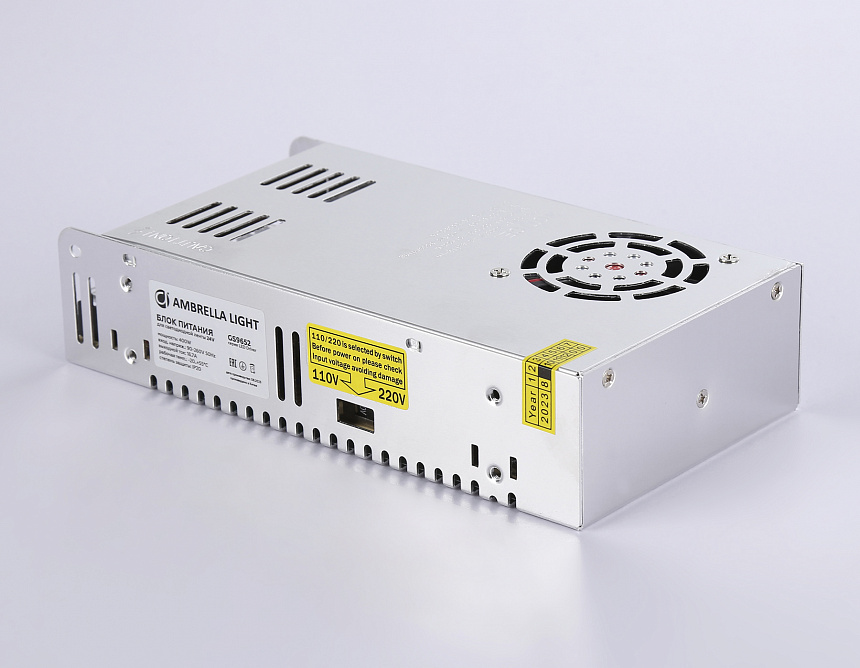 GS9652 блок питания 24V 400W 16.7A IP20 90-260V 215*115*50
