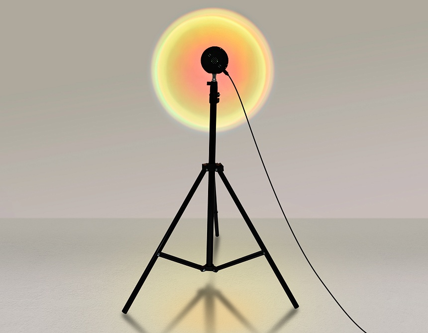 DE8387 BK черный LED RGB 3W (ПДУ RGB)