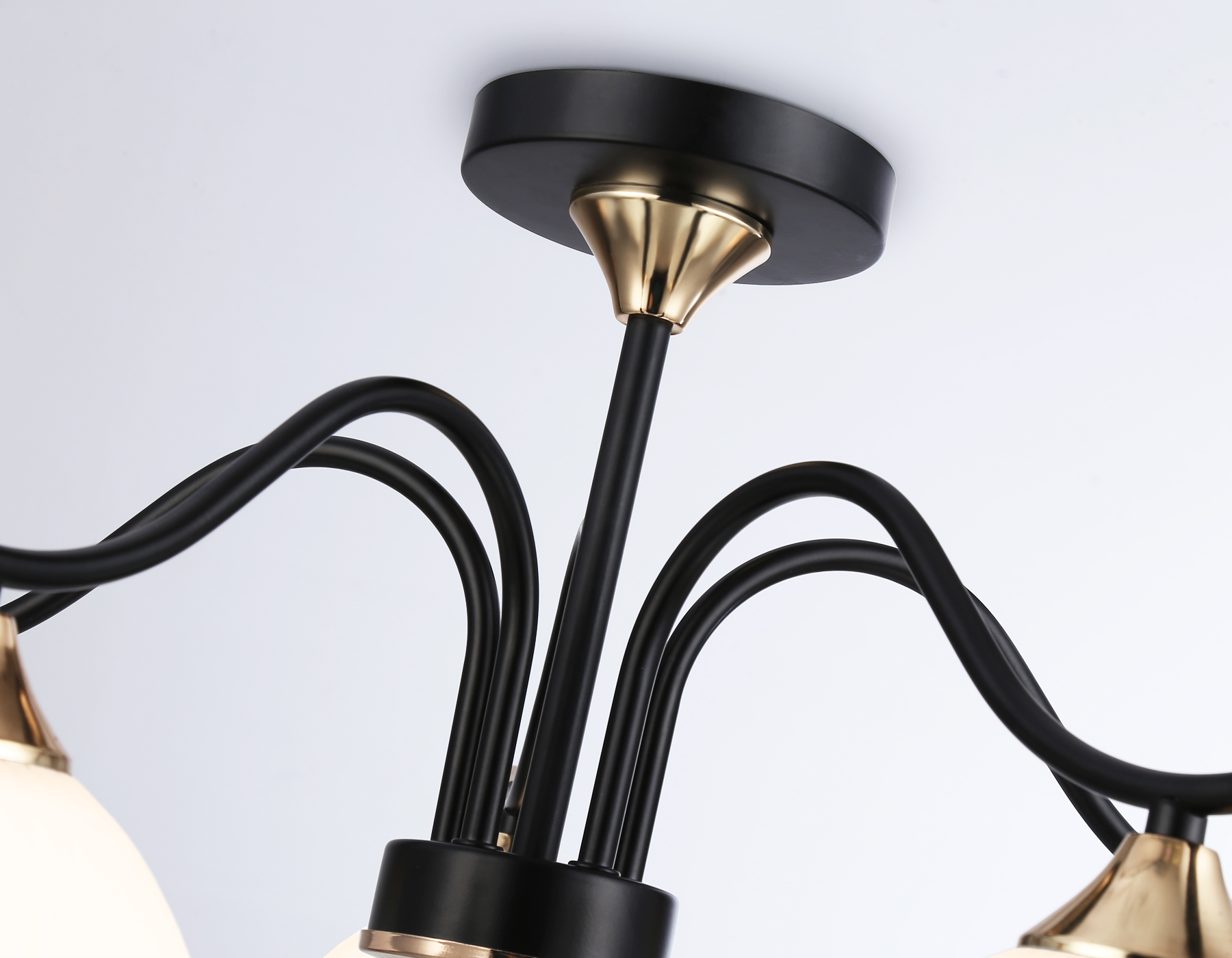 TR3162/5 BK/FGD черный/золото E27/5 max 60W D580*300