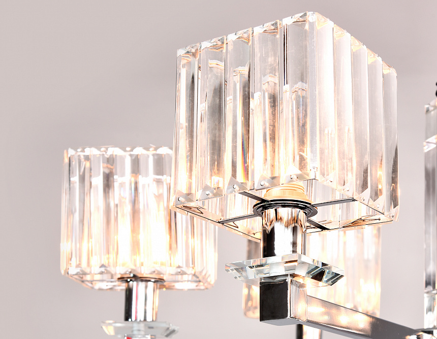 TR4522/6 CH/CL хром/прозрачный E14/6 max 40W D710*660