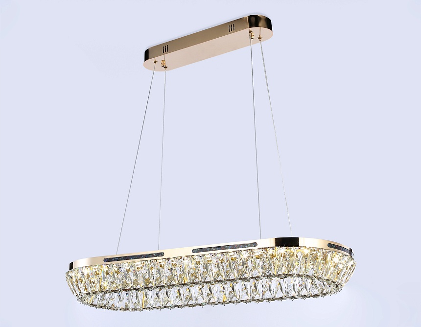 TR5025 FGD/CL золото/прозрачный 3000K/4200K/6400K 61W 800*300*440 (Без ПДУ)