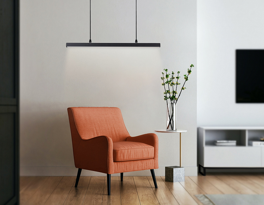 GL6787 BK черный LED 24W 4200K 600*22*1025