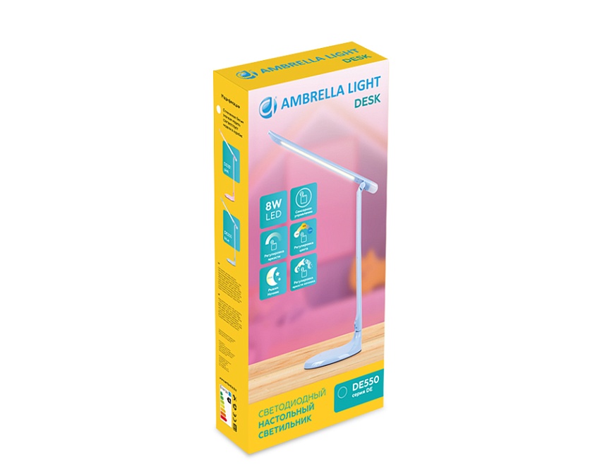 DE550 BL голубой LED 3000-6400K 8W DE550 BL голубой LED 3000-6400K 8W