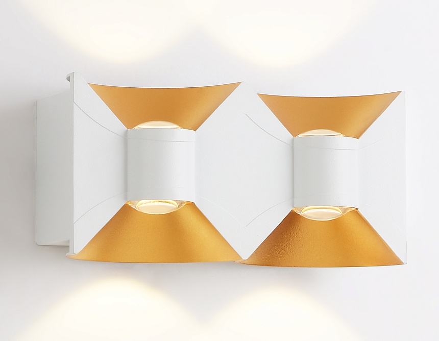 ST4475/4 WH/GD белый/золото LED 4200K 11W IP54 180*90*55 ST4475/4 WH/GD белый/золото LED 4200K 11W IP54 180*90*55