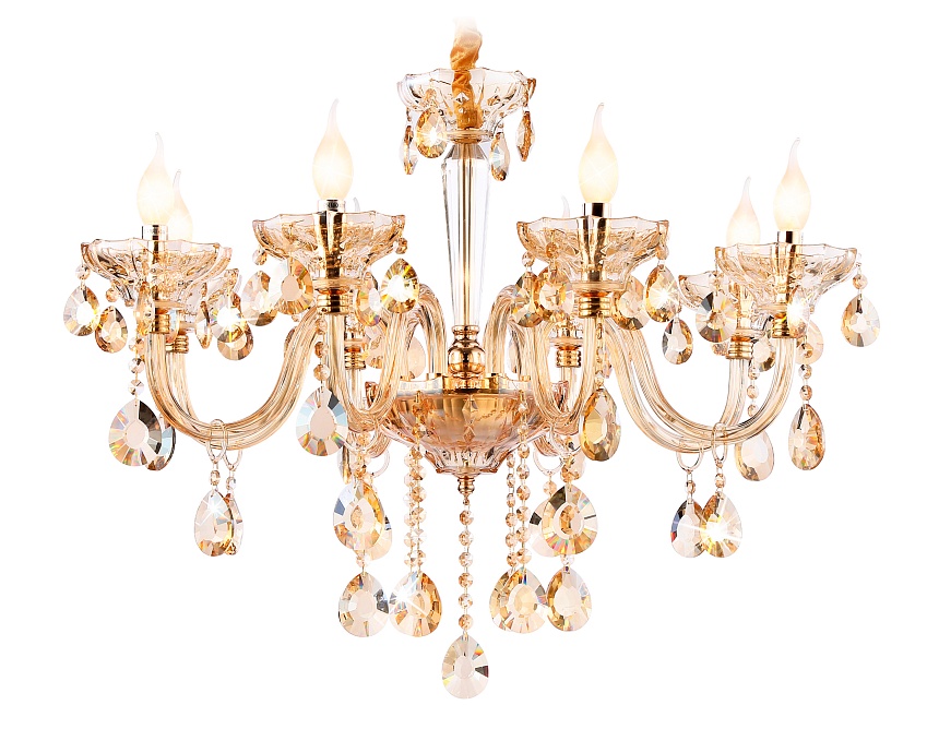 TR4907/8 GD/TI золото/янтарь E14/8 max 40W D760*639