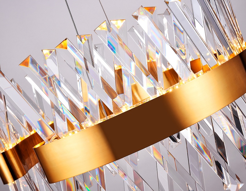 TR5309 GD/CL золото/прозрачный 100W D500*750 (Без ПДУ)