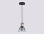 TR3406 BK/FGD/SM черный/золото/дымчатый E27 max 60W D135*1000