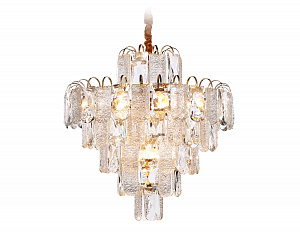 TR5233/12 SGD/CL/FR золото/прозрачный/белый матовый E27*12 max 40W D600*610