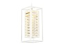 TR5042 WH/CL белый/прозрачный E14/1 max 40W 180*180*760