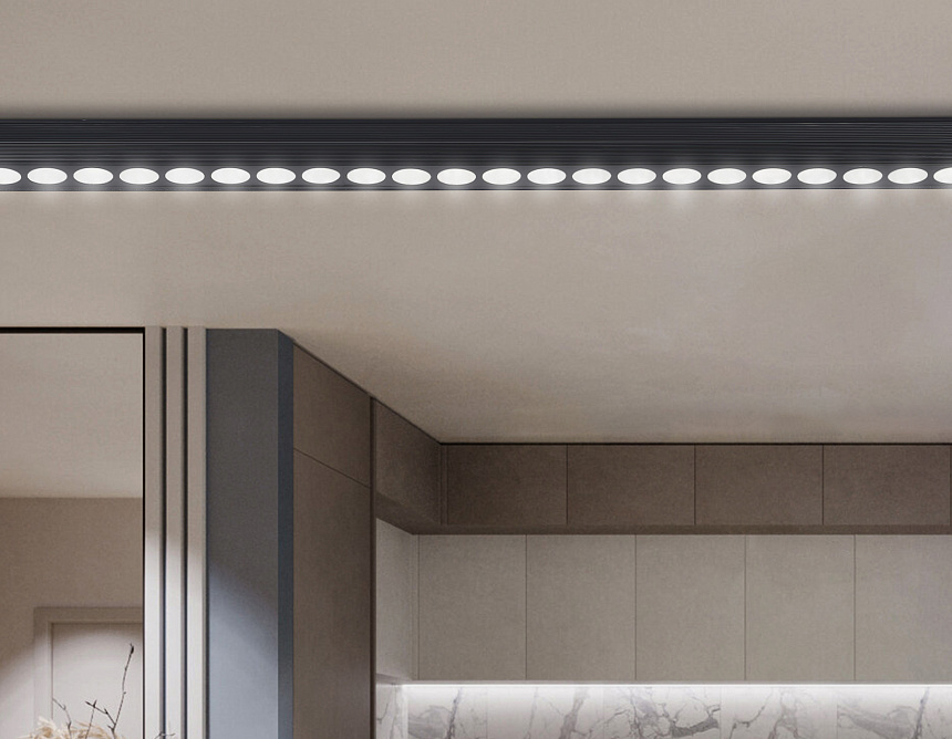 GL4033 BK черный IP20 30W 4200K 48V 24° 550*22*45