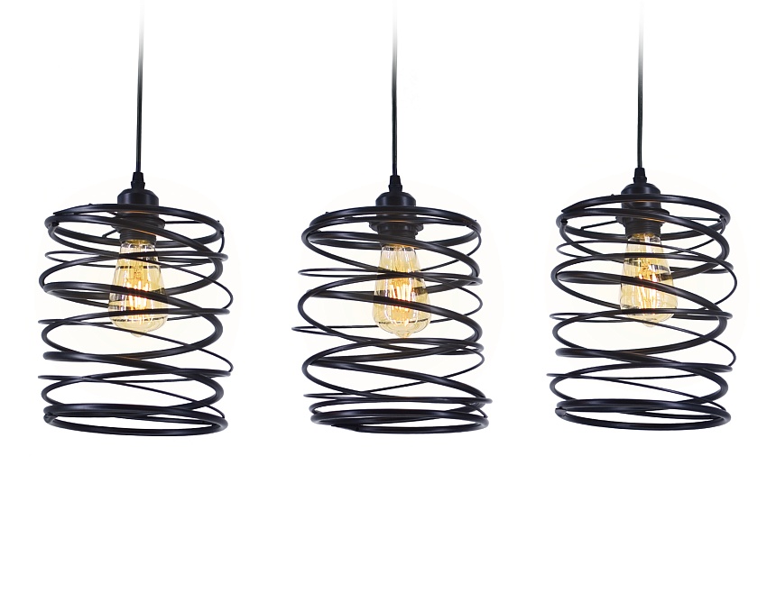 TR8403/3 BK черный E27/3 max 60W 720*180*1000