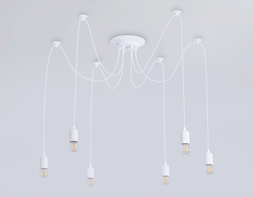 TR8177/6 WH белый E27*6 max 40W D630*910