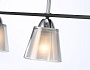 TR303244/4 BK/CH/SM/FR черный/хром/дымчатый/белый матовый E27*4 max 60W 870*120*780