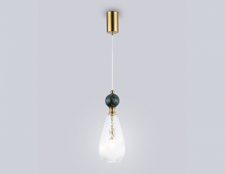 LH53289 BS/CL латунь/прозрачный E14 max 40W D125*1900