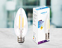 202220 Filament LED C37-F 6W E27 4200K (60W)