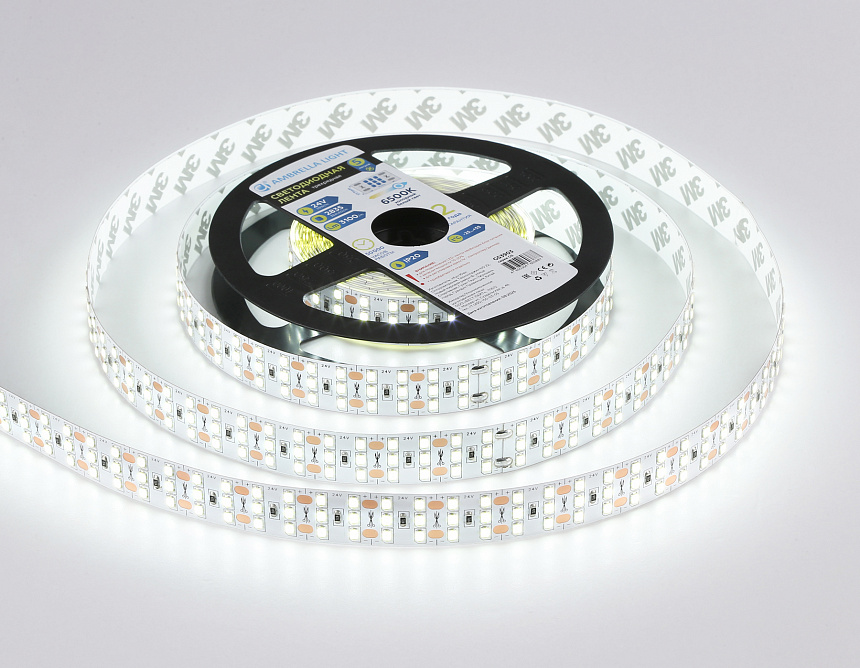 GS3903 2835 324Led/ 26W m/ 24V IP20 6500K/ 5000*18*1.2mm (2 конт.) GS3903 2835 324Led/ 26W m/ 24V IP20 6500K/ 5000*18*1.2mm (2 конт.)