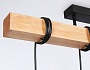 TR8183/5 BK/LW черный/светлое дерево E27*5 max 40W 800*50*420