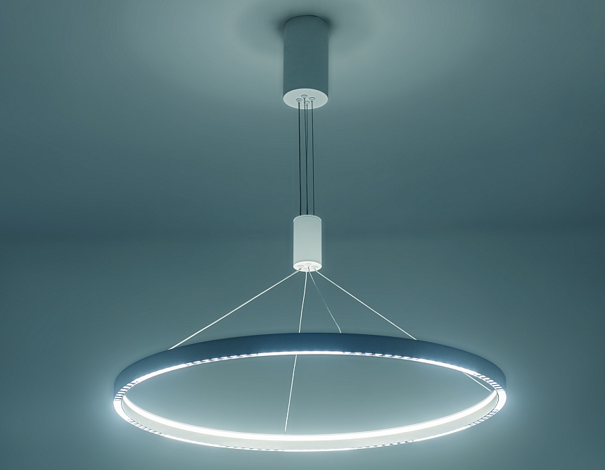 FL5855 WH белый 40W 3000K/4200K/6400K D800*860 (без ПДУ)