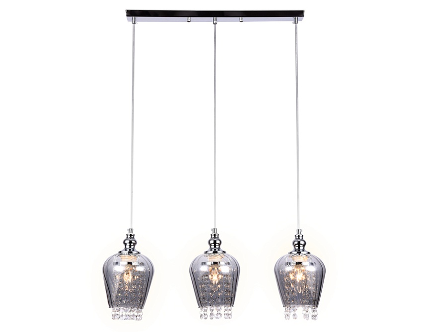 TR3613/3 CH/SM хром/дымчатый E27/3 max 40W 570*140*920