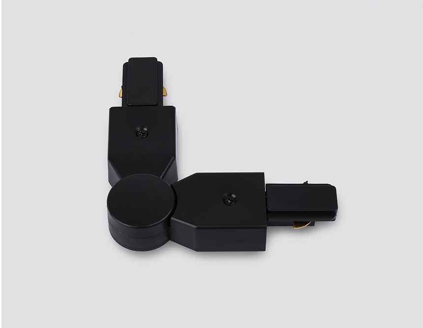 GL7180 BK черный коннектор поворотный шарнирный для однофазного шинопровода Standard 220V 285*35*20