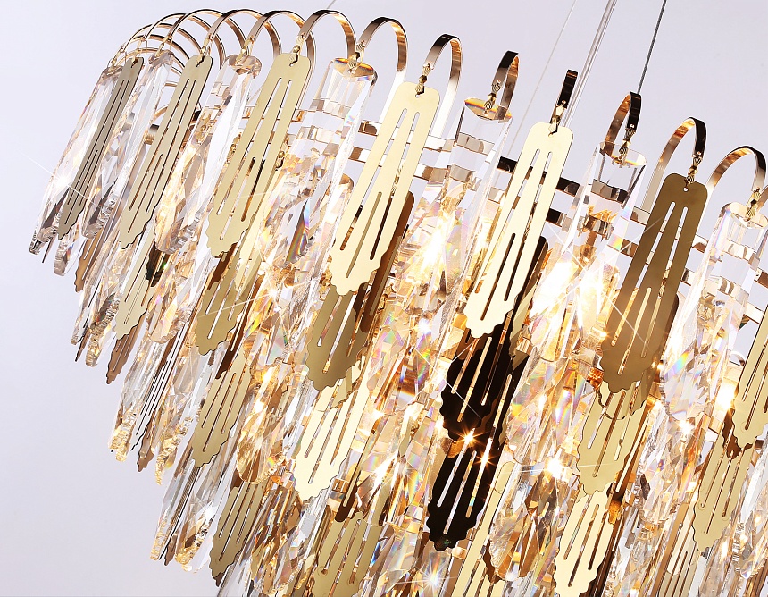 TR5258/11 SGD/CL золото/прозрачный E27*11 max 40W D600*400