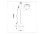 LH11001 GD/FR золото/белый матовый 20W 3000K D180*200
