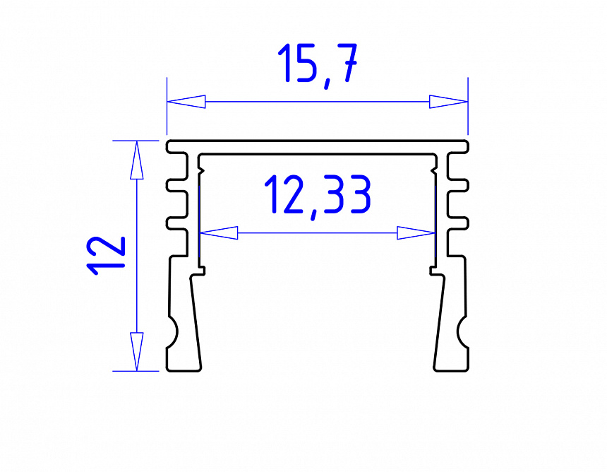 GP1750BK черный 2000*15.7*12