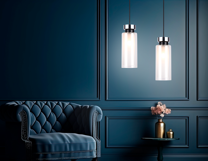 TR3570 CH/FR хром/матовый E14 max 40W D100*1050