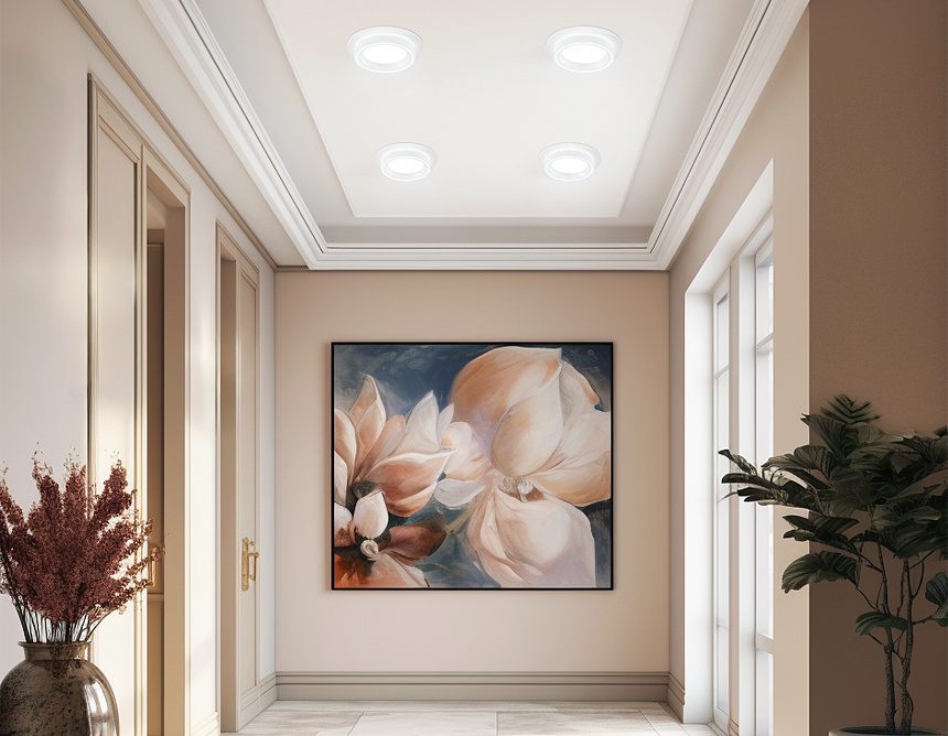 TU5205 WH белый IP20 GX70 D150*52