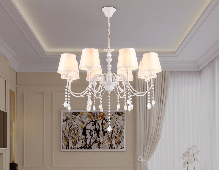 TR4605/8 WH белый E27/8 max 40W D770*910