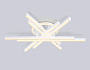 FL6271 WH белый 98W 3000K-6400K 700*615*135 (ПДУ ИК)